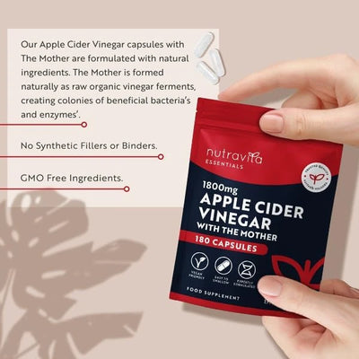 Apple Cider Vinegar 1800mg - with The Mother