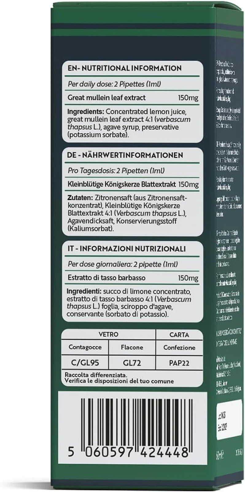 Nutravita Mullein Leaf Extract Drops