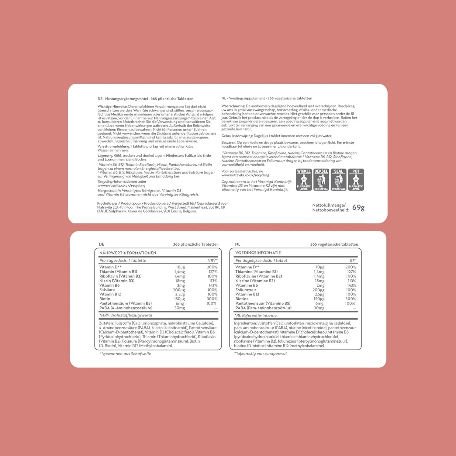 Vitamin B Complex with Vitamin D3