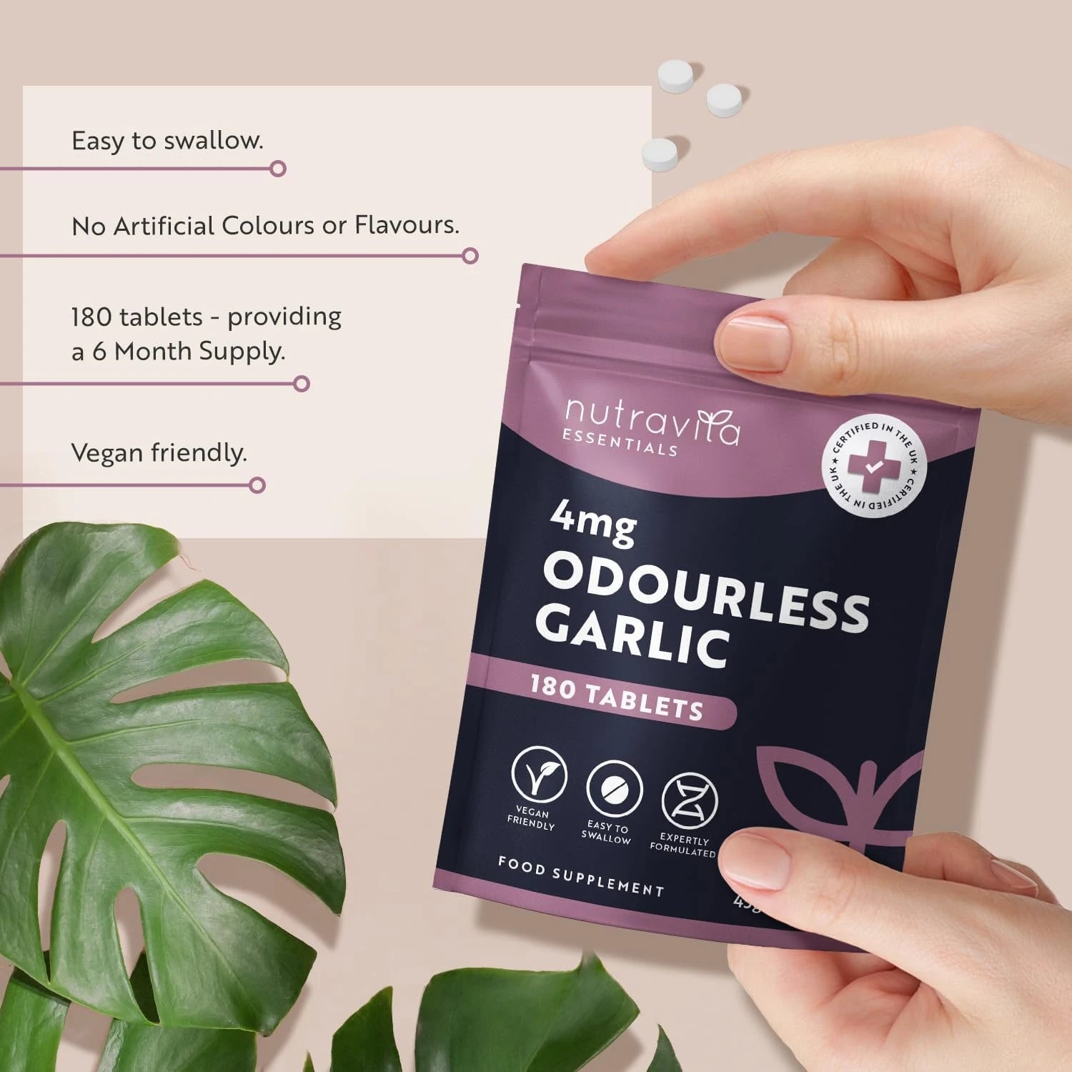 Odourless Garlic Tablets