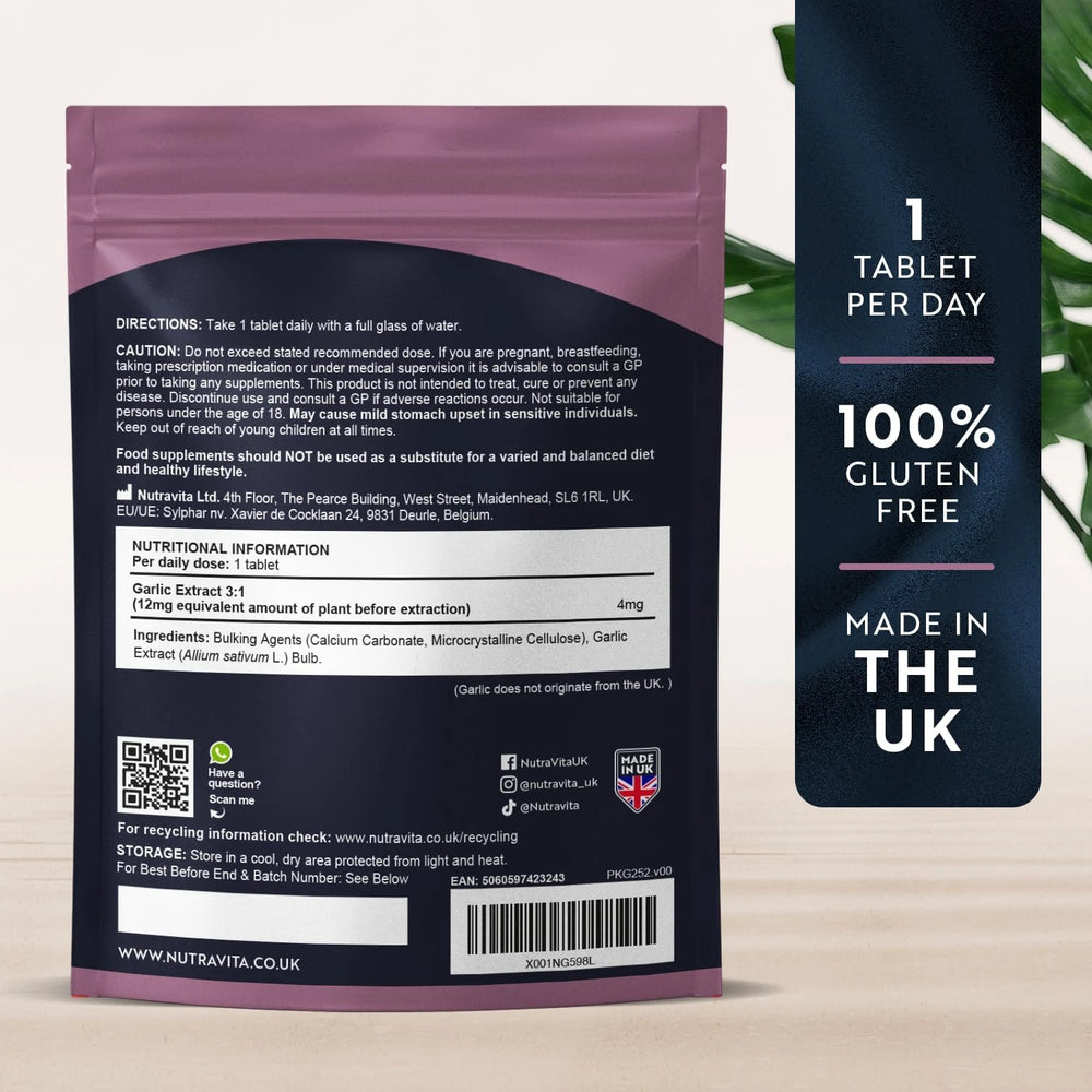 Odourless Garlic Tablets