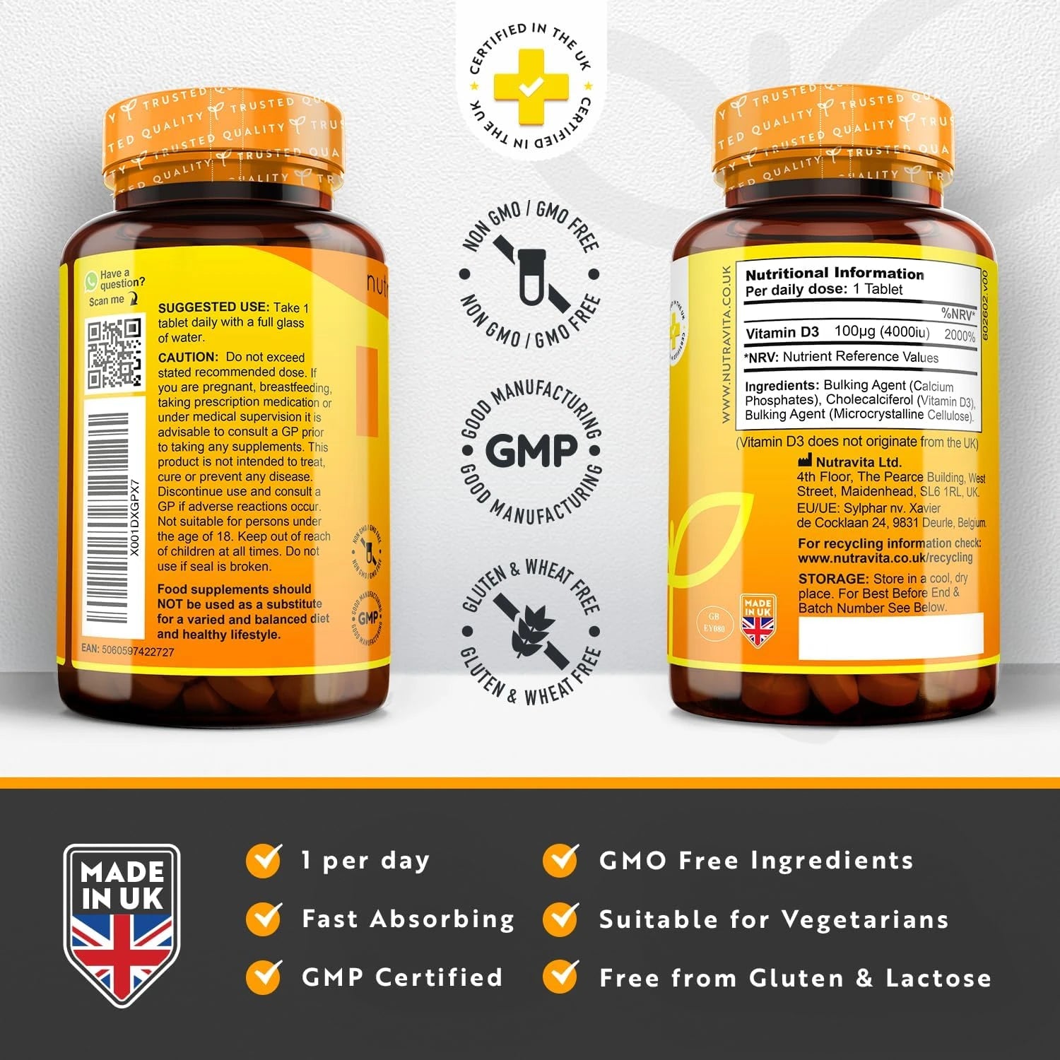 Vitamin D 4000 IU - Max Strength