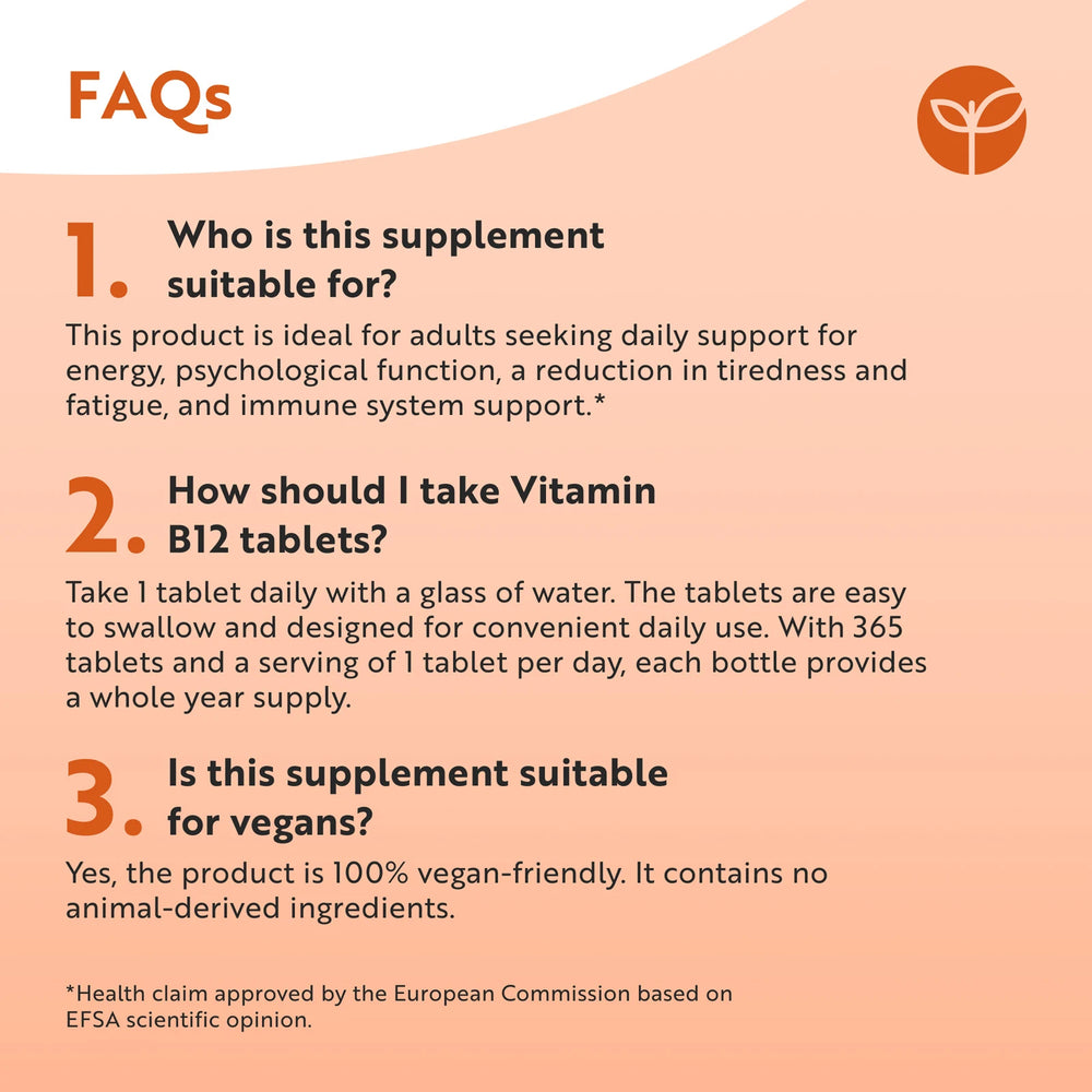 Vitamin B12 - 365 tablets