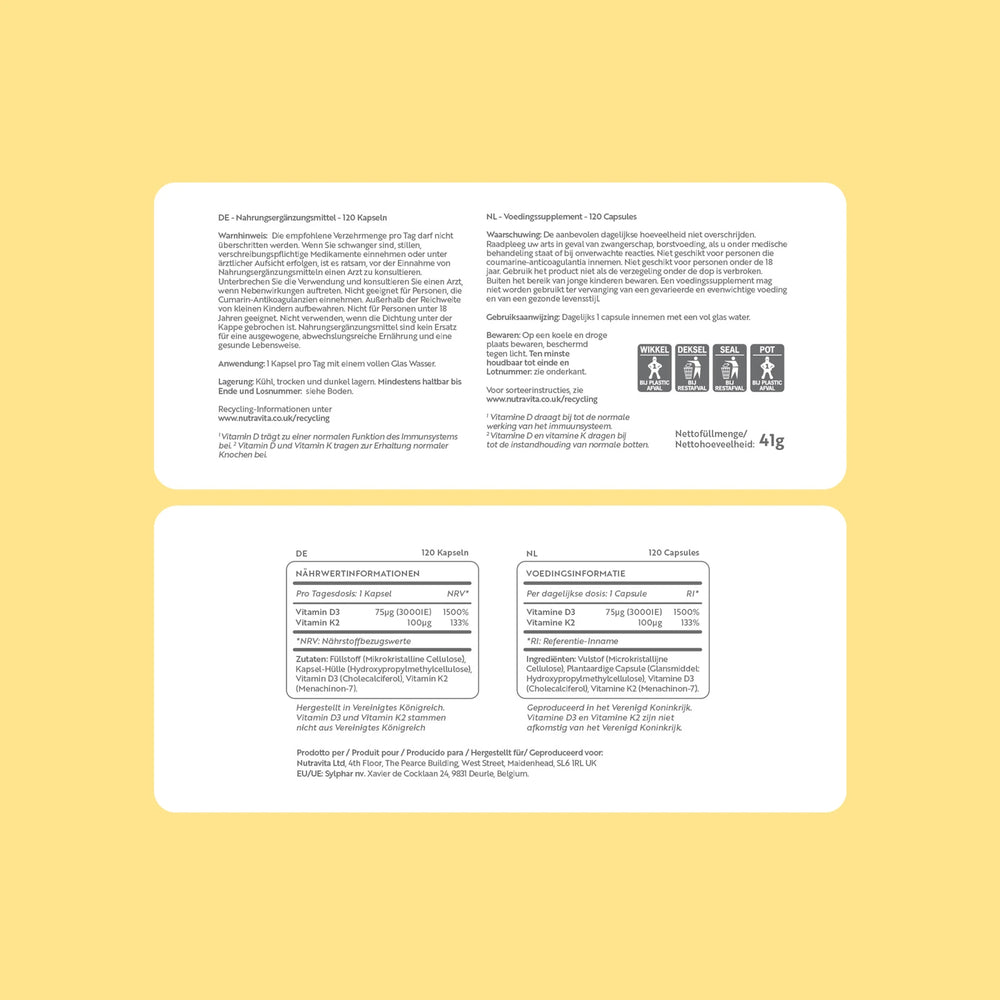 Vitamin D3 with Vitamin K2