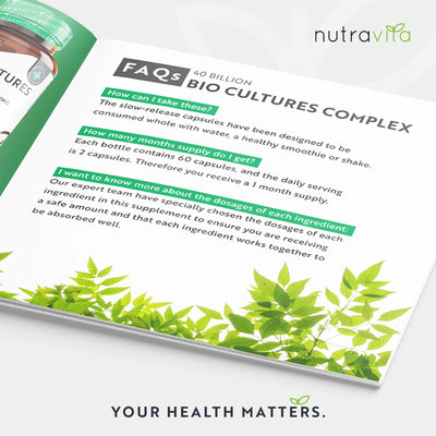 40 Billion CFU 15 Strain Bio Complex Cultures for Digestive Health
