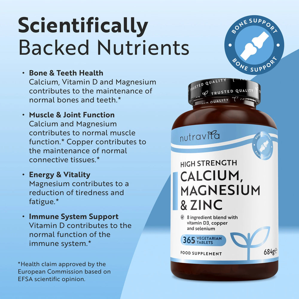 Calcium Magnesium Zinc & Vitamin D3