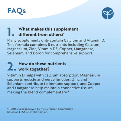 Calcium Magnesium Zinc & Vitamin D3