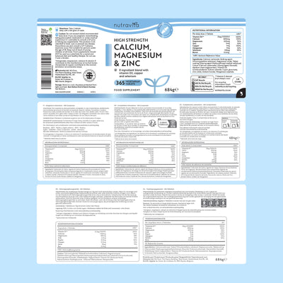 Calcium Magnesium Zinc & Vitamin D3
