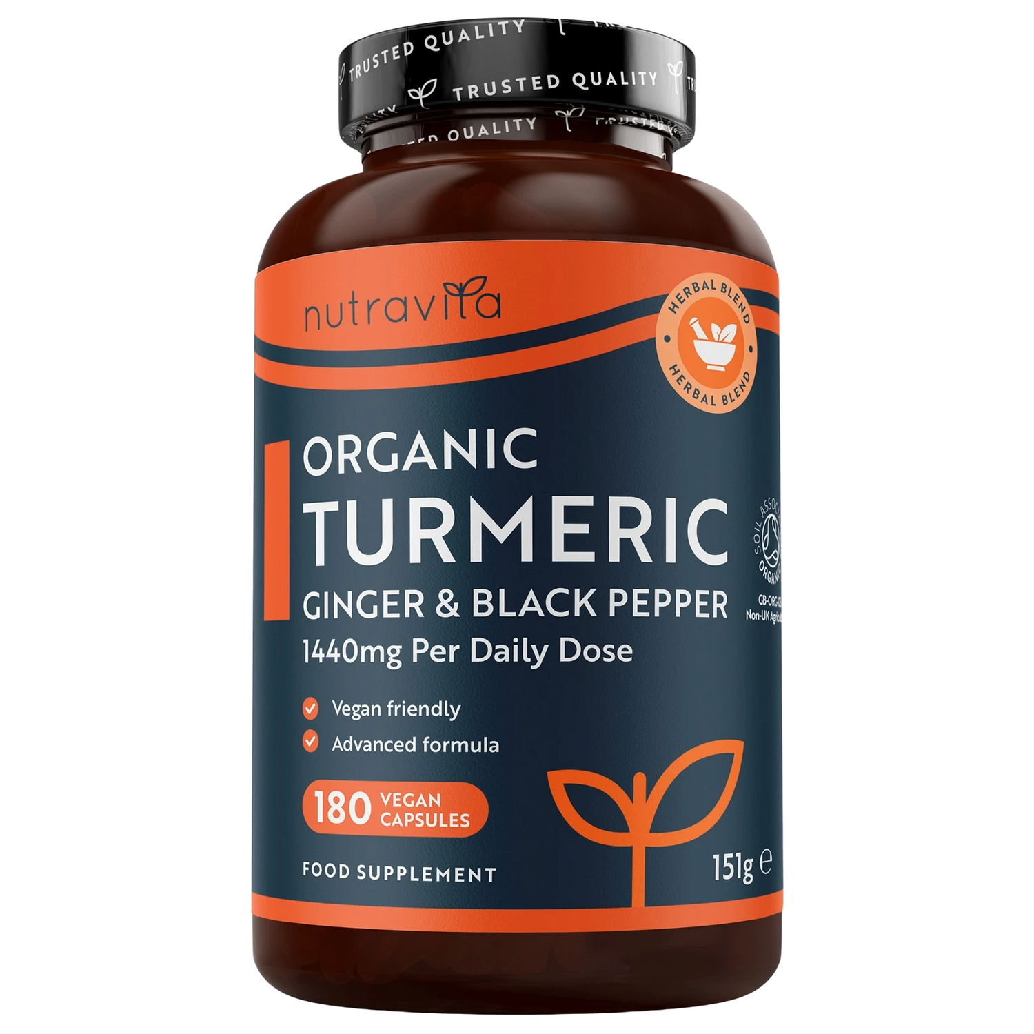 Organic Turmeric with Black Pepper & Ginger