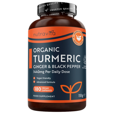 Organic Turmeric with Black Pepper & Ginger