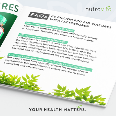 60 Billion CFU Bio Cultures Complex