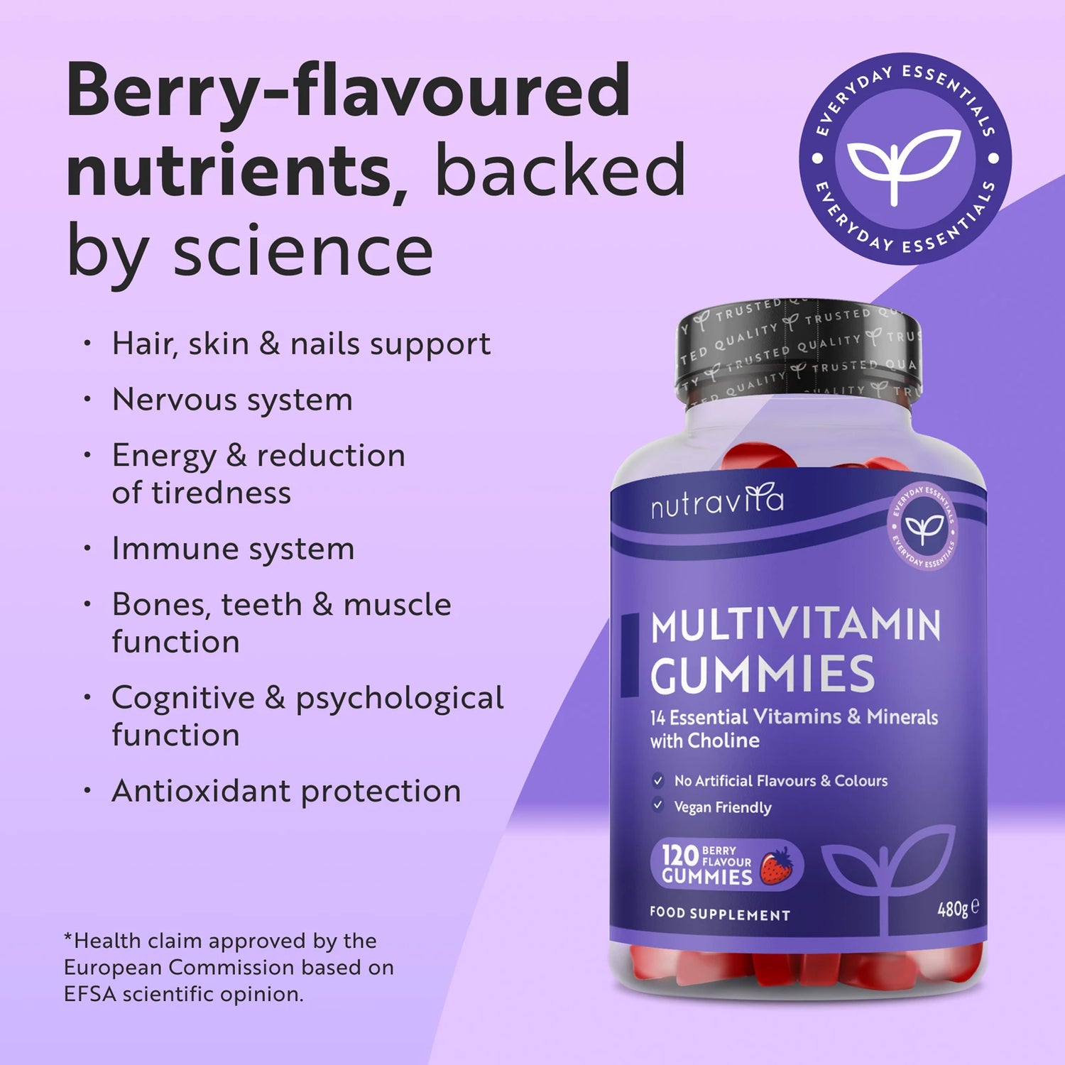 Multivitamin Gummies - 120 Vegan Gummies