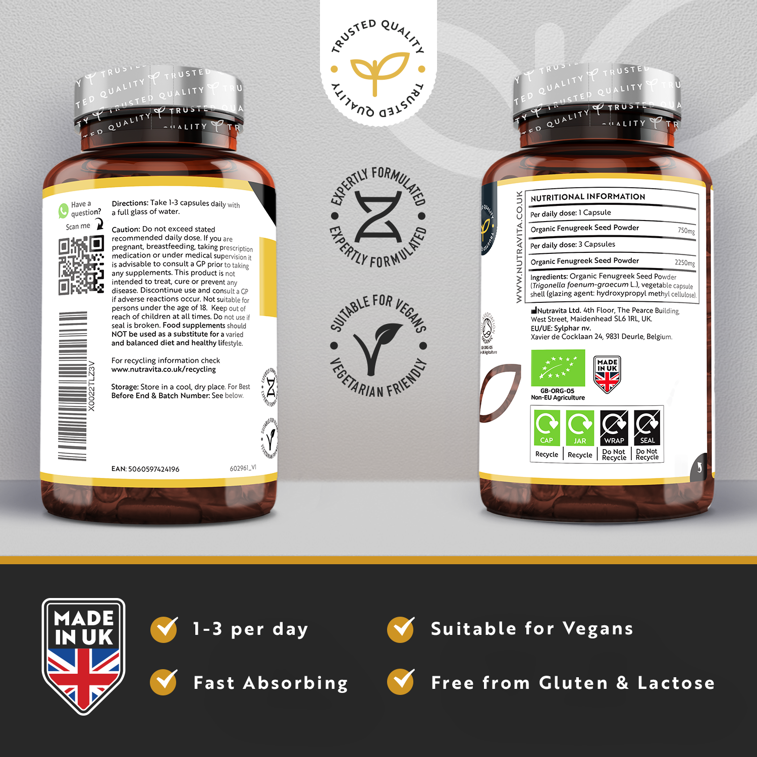 Organic Fenugreek Capsules