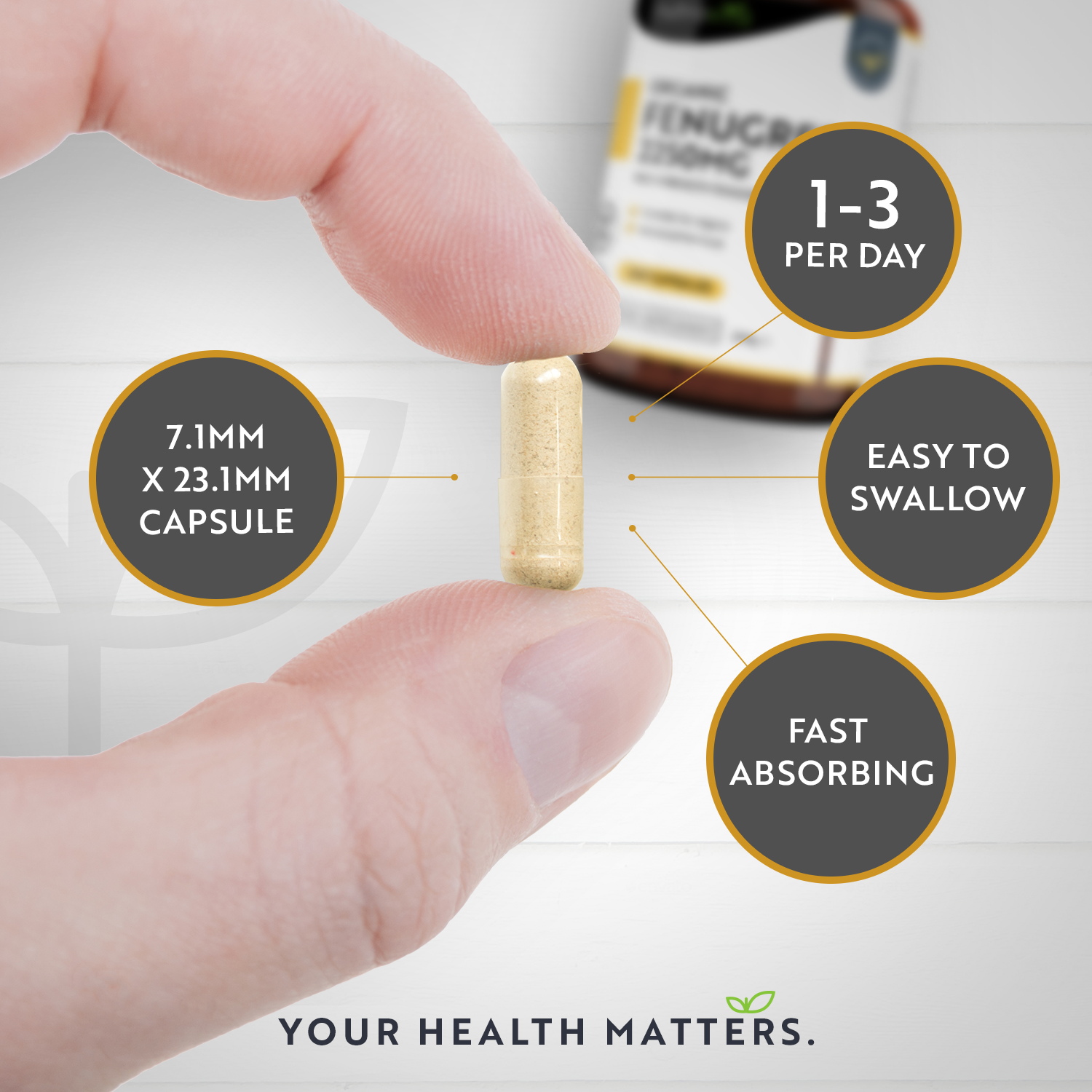 Organic Fenugreek Capsules