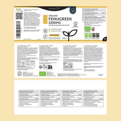 Organic Fenugreek Capsules