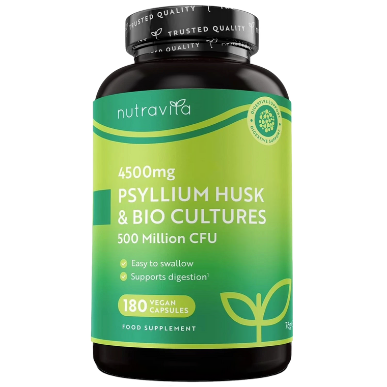 Psyllium Husk 4500mg with 500 Million CFU
