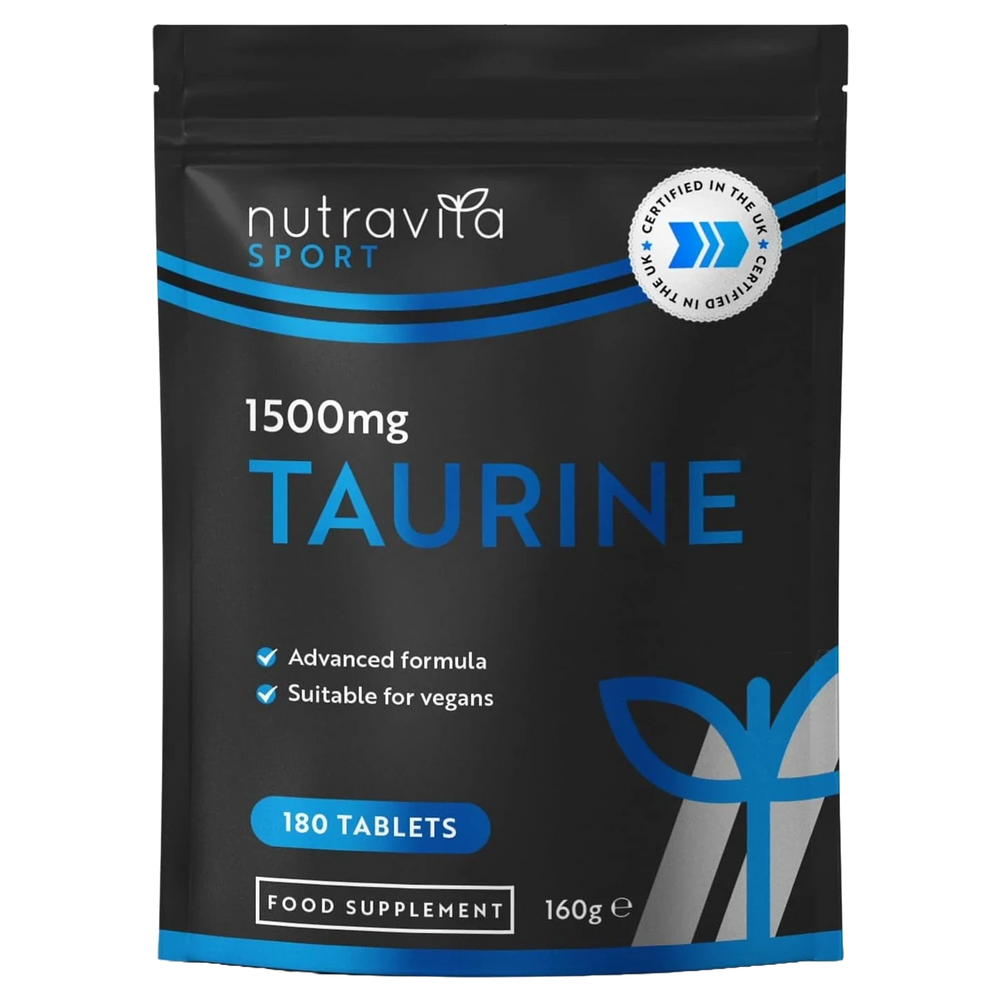 Taurine 1500mg - 180 Tablets