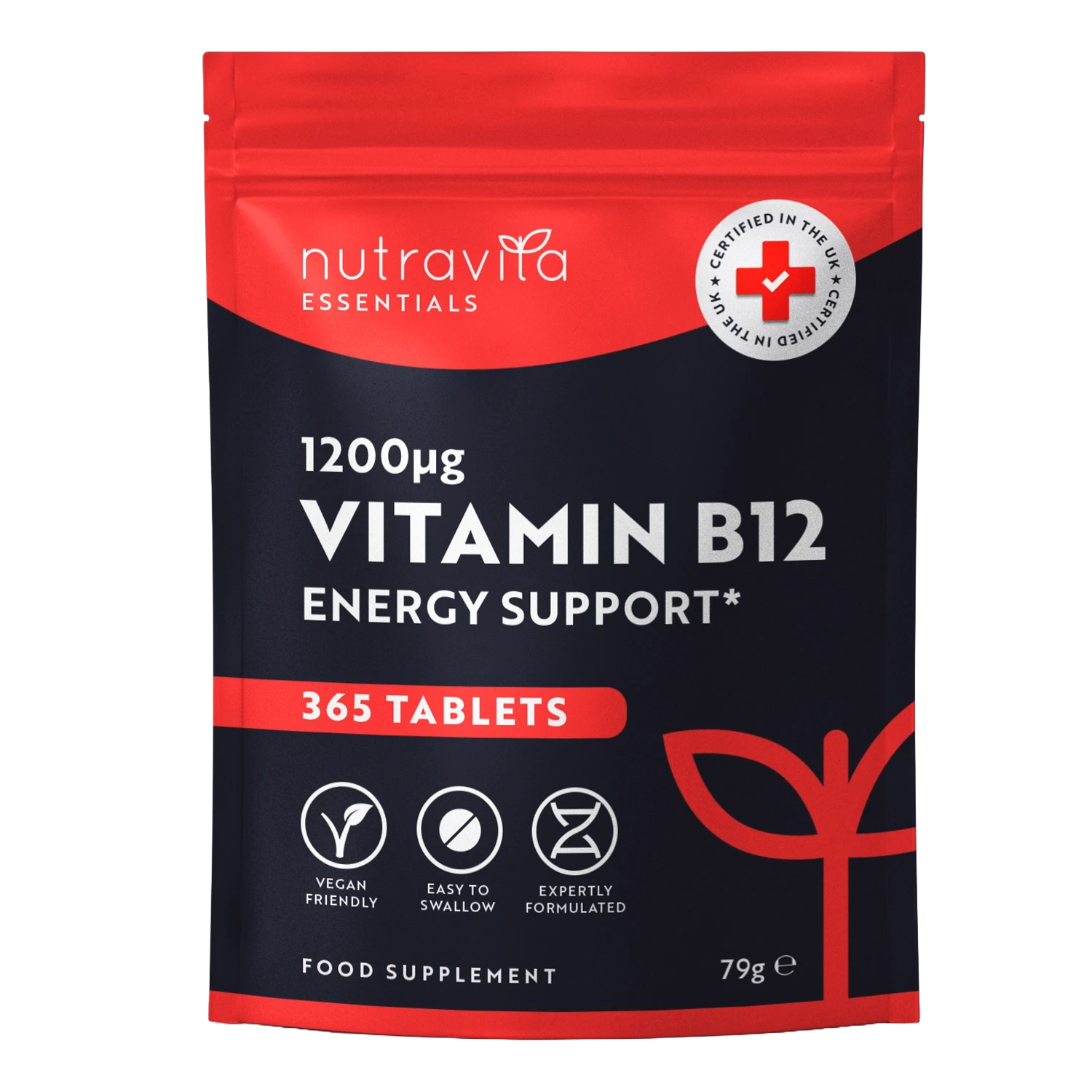 Vitamin B12 1200mcg Essentials 365 Tablets
