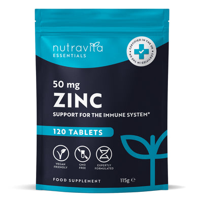 Zinc 50mg Essentials 120 Tablets