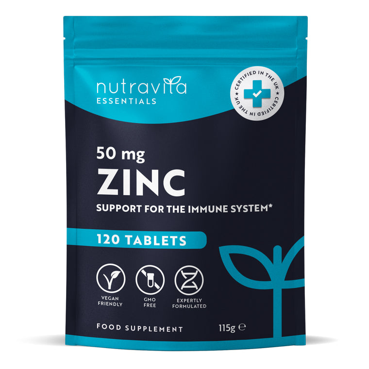 Zinc 50mg Essentials 120 Tablets