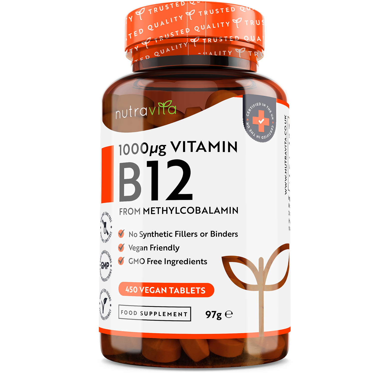 Vitamin B12 - 450 tablets