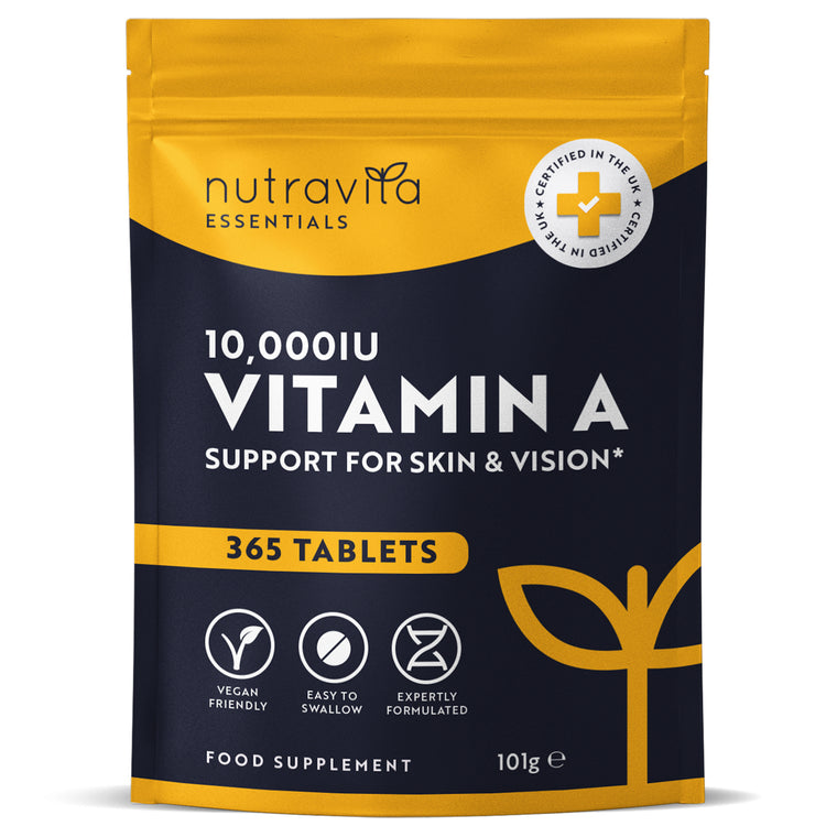 Vitamin A 10,000 IU Essentials 365 Tablets