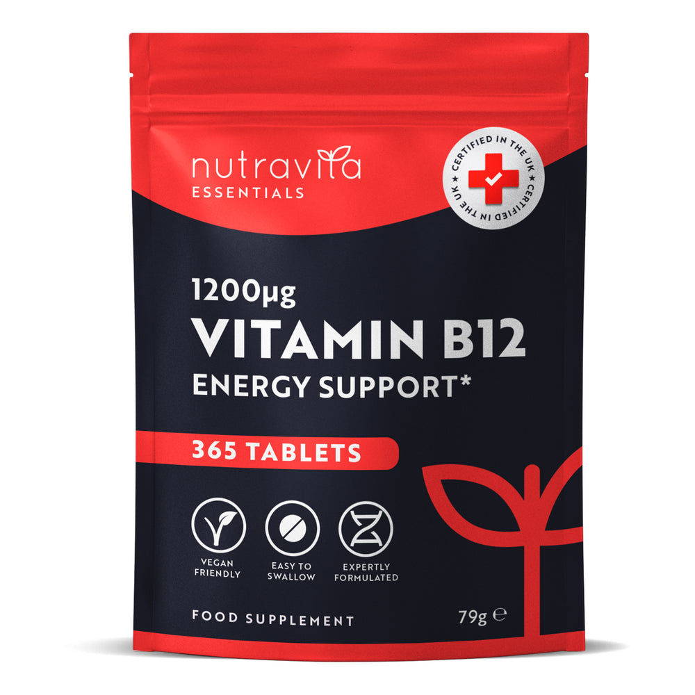 Vitamin B12 1200mcg Essentials 365 Tablets
