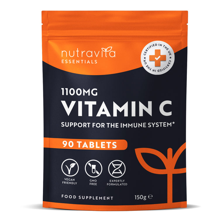 Vitamin C Tablets 1100mg Essentials 90 Tablets